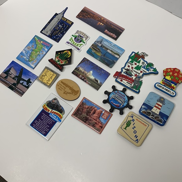 Magnet Bundle | State Collectors Magnets | Travel Pieces | Art Crafts Places - Picture 4 of 4